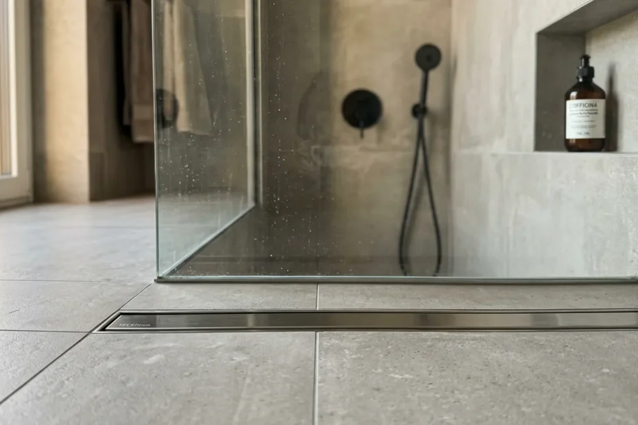 Doccia sempre accessibile: il trucco del filo pavimento che manda in pensione il vecchio box