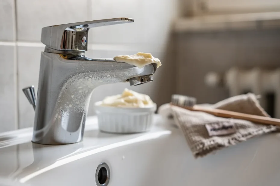 Macchie di calcare sui rubinetti: il trucco veloce con due ingredienti che hai già in casa