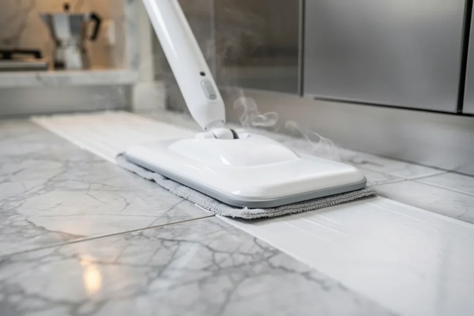 Pavimenti igienizzati in 10 minuti: il metodo del vapore che sostituisce (quasi) ogni detergente