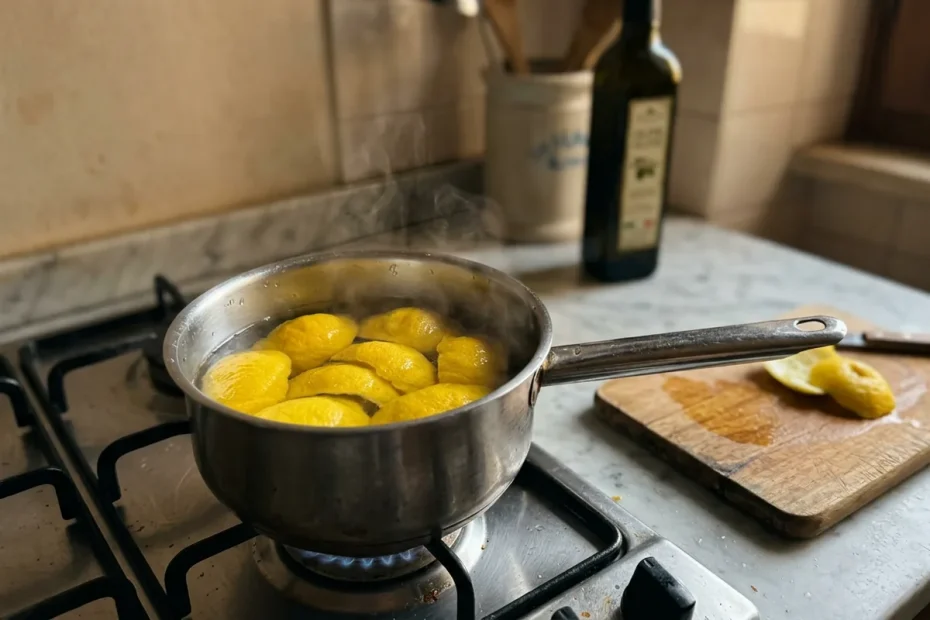 Profuma la casa in 5 minuti: il trucco delle bucce di limone bollite che azzera gli odori di cucina