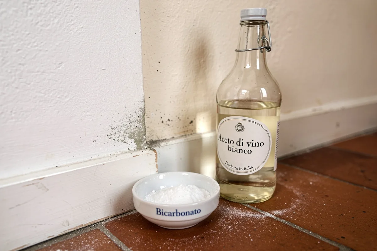 Umidità sulle pareti: il trucco economico con bicarbonato e ventilazione controllata